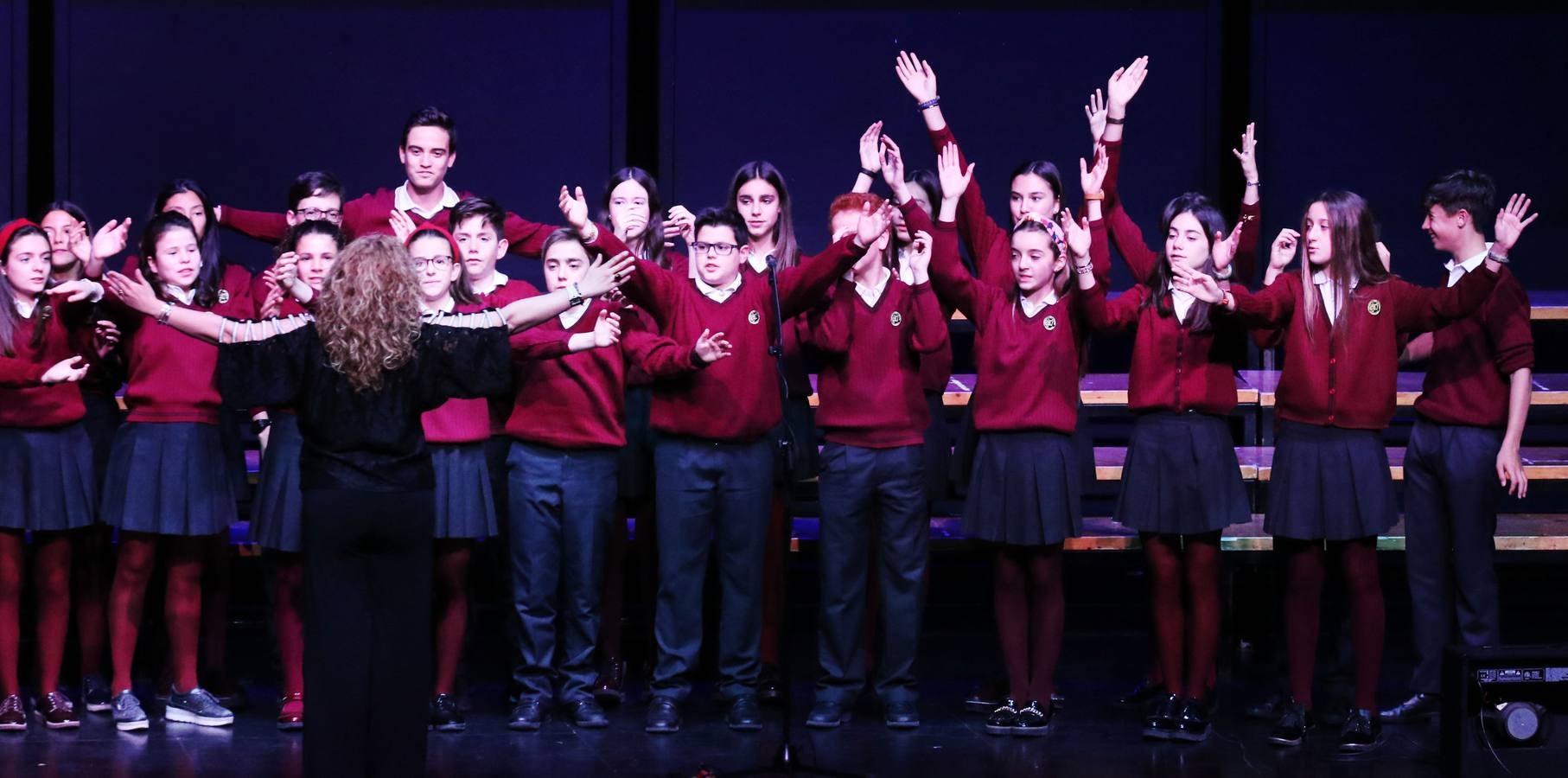 En el concierto participaron cuatro formaciones musicales y 200 niños.