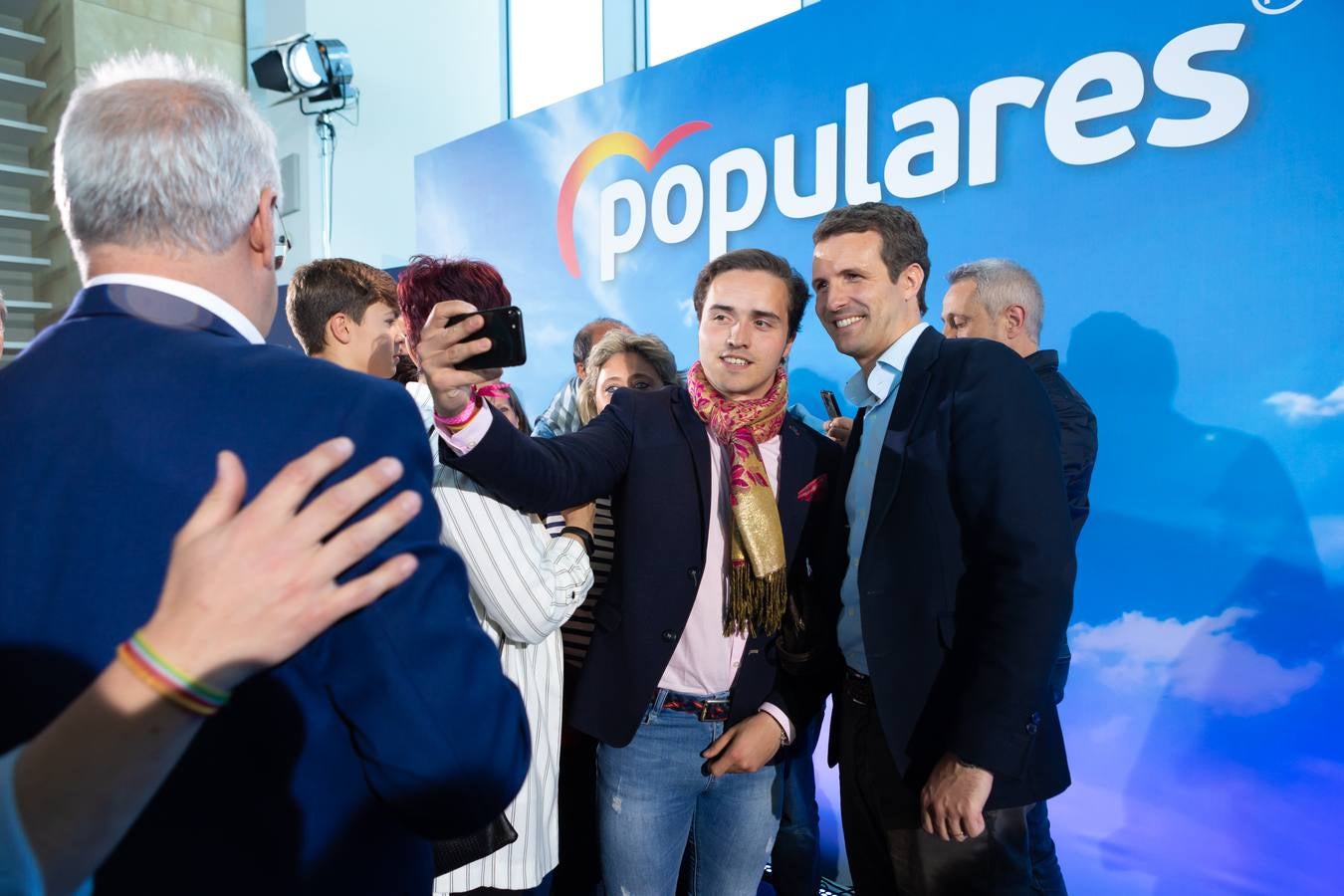 Fotos: Pablo Casado, en Logroño