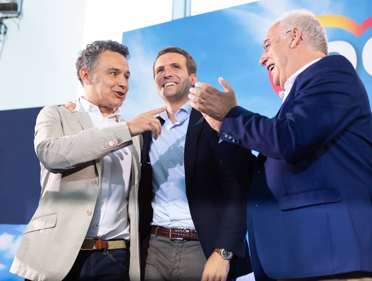 Fotos: Pablo Casado, en Logroño