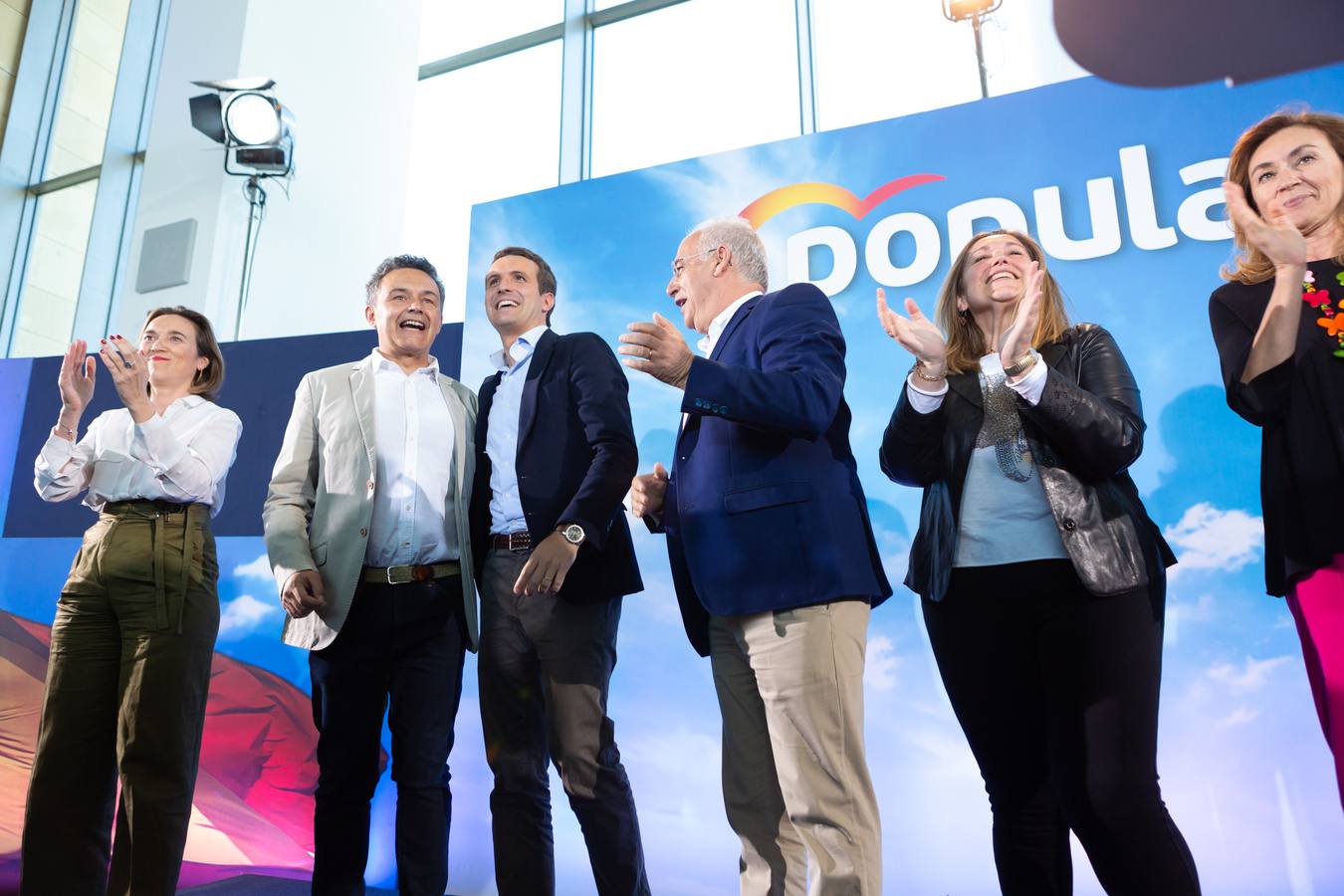 Fotos: Pablo Casado, en Logroño