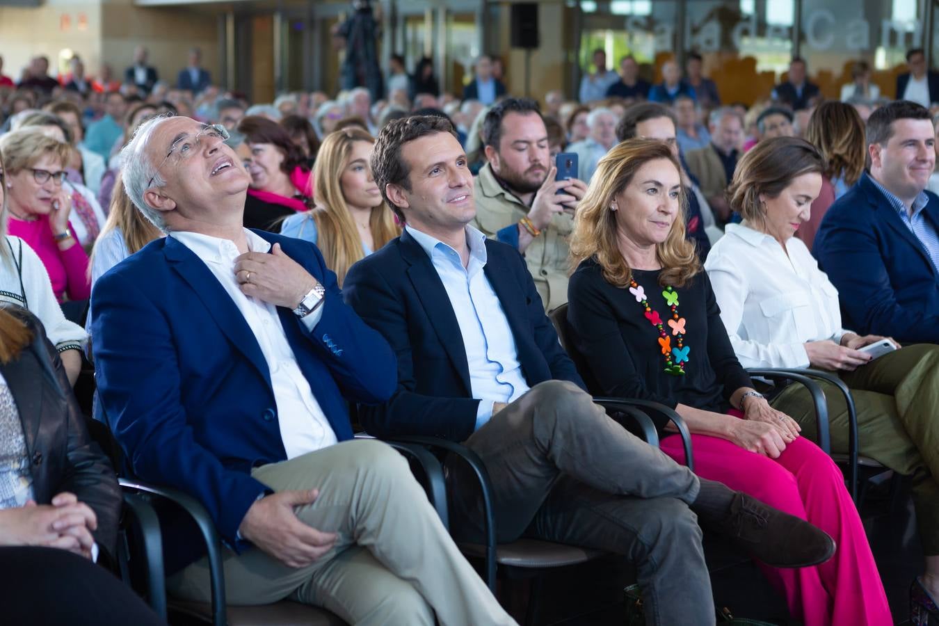 Fotos: Pablo Casado, en Logroño