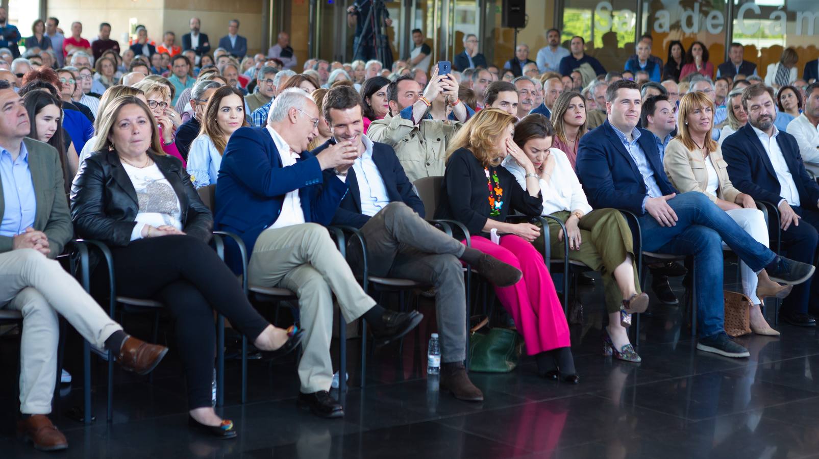 Fotos: Pablo Casado, en Logroño