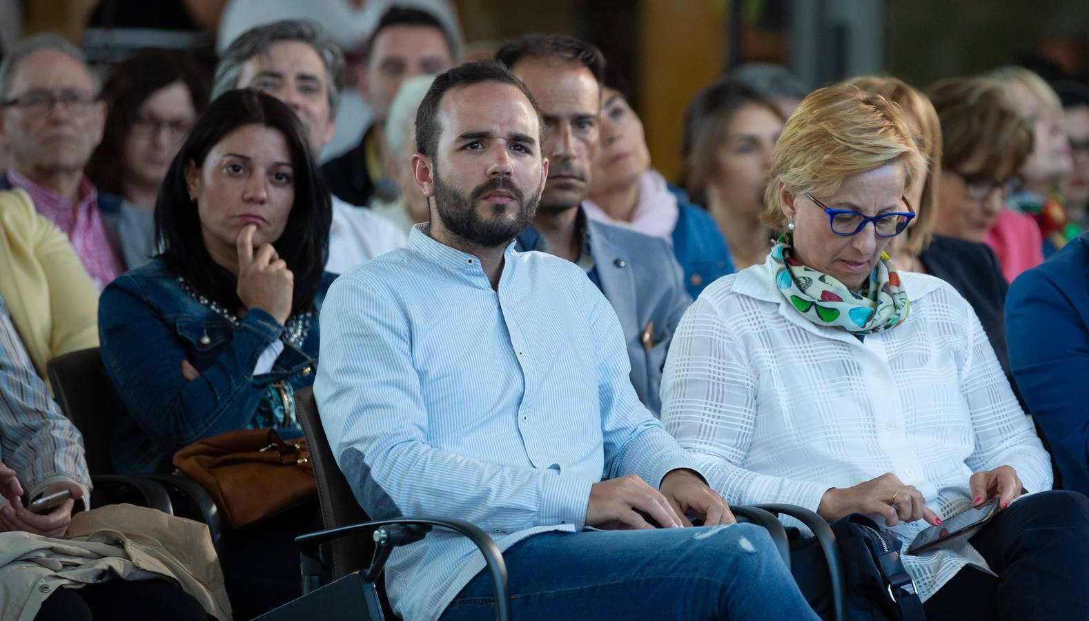 Fotos: Pablo Casado, en Logroño