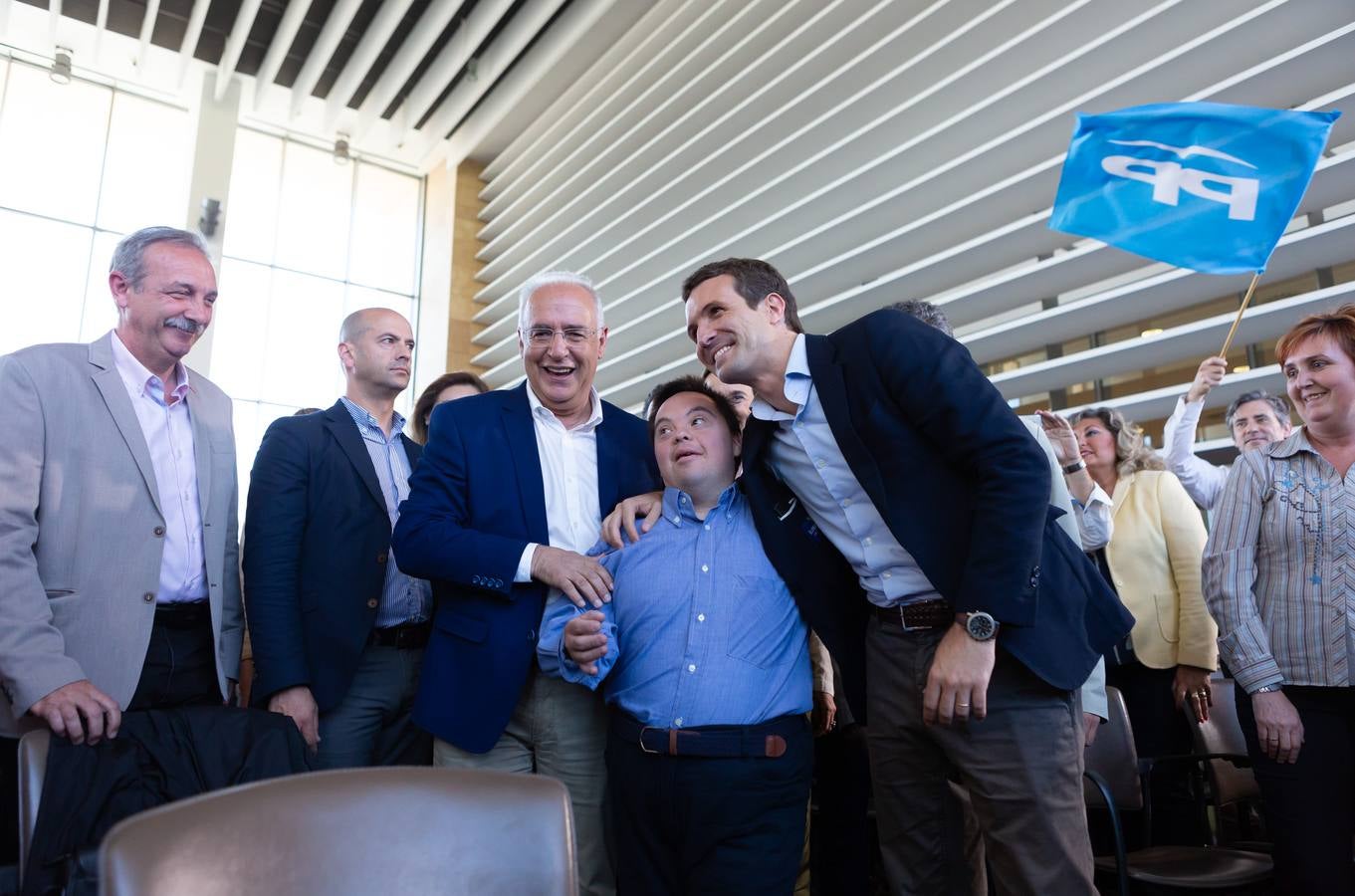 Fotos: Pablo Casado, en Logroño