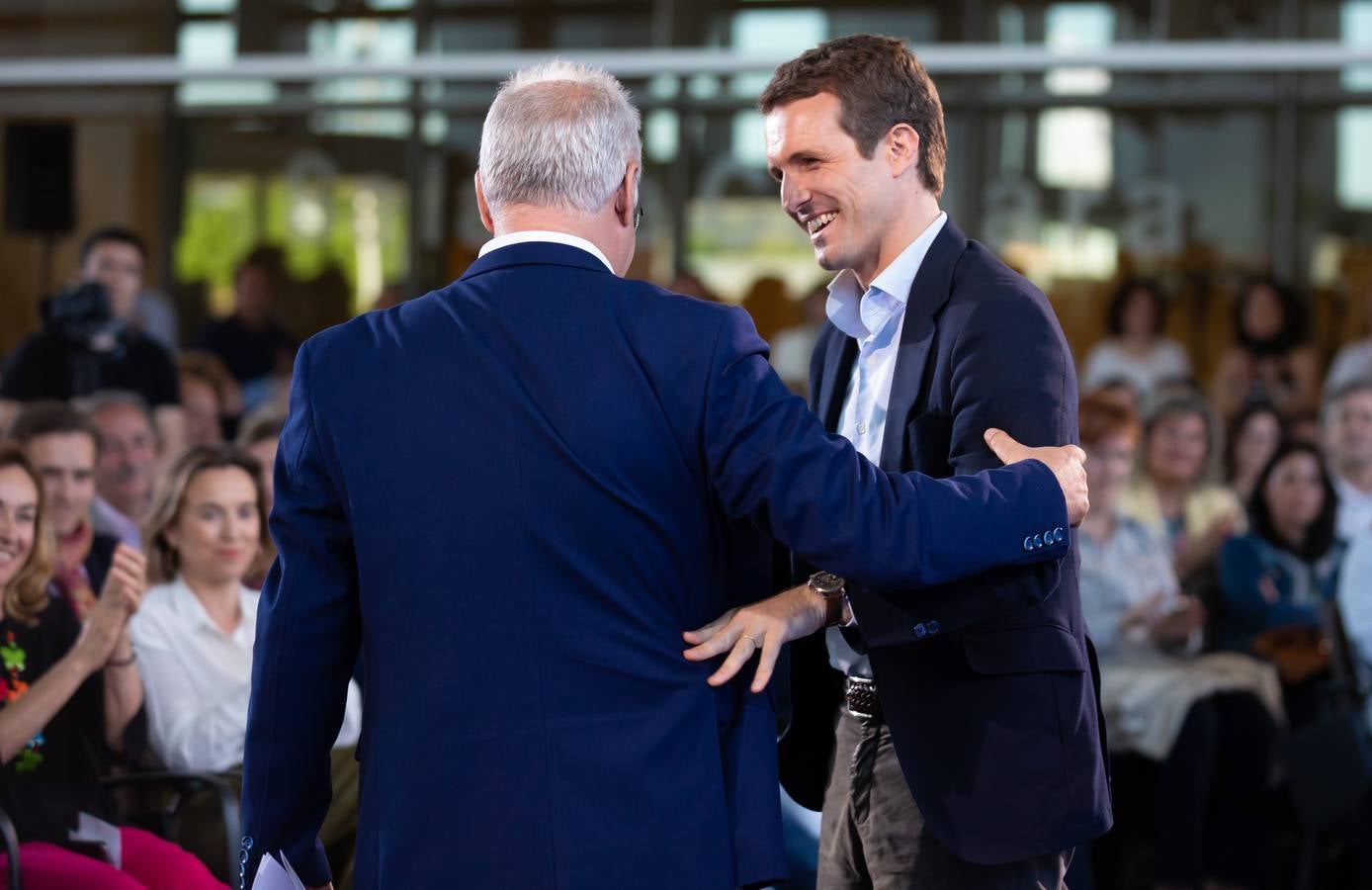 Fotos: Pablo Casado, en Logroño