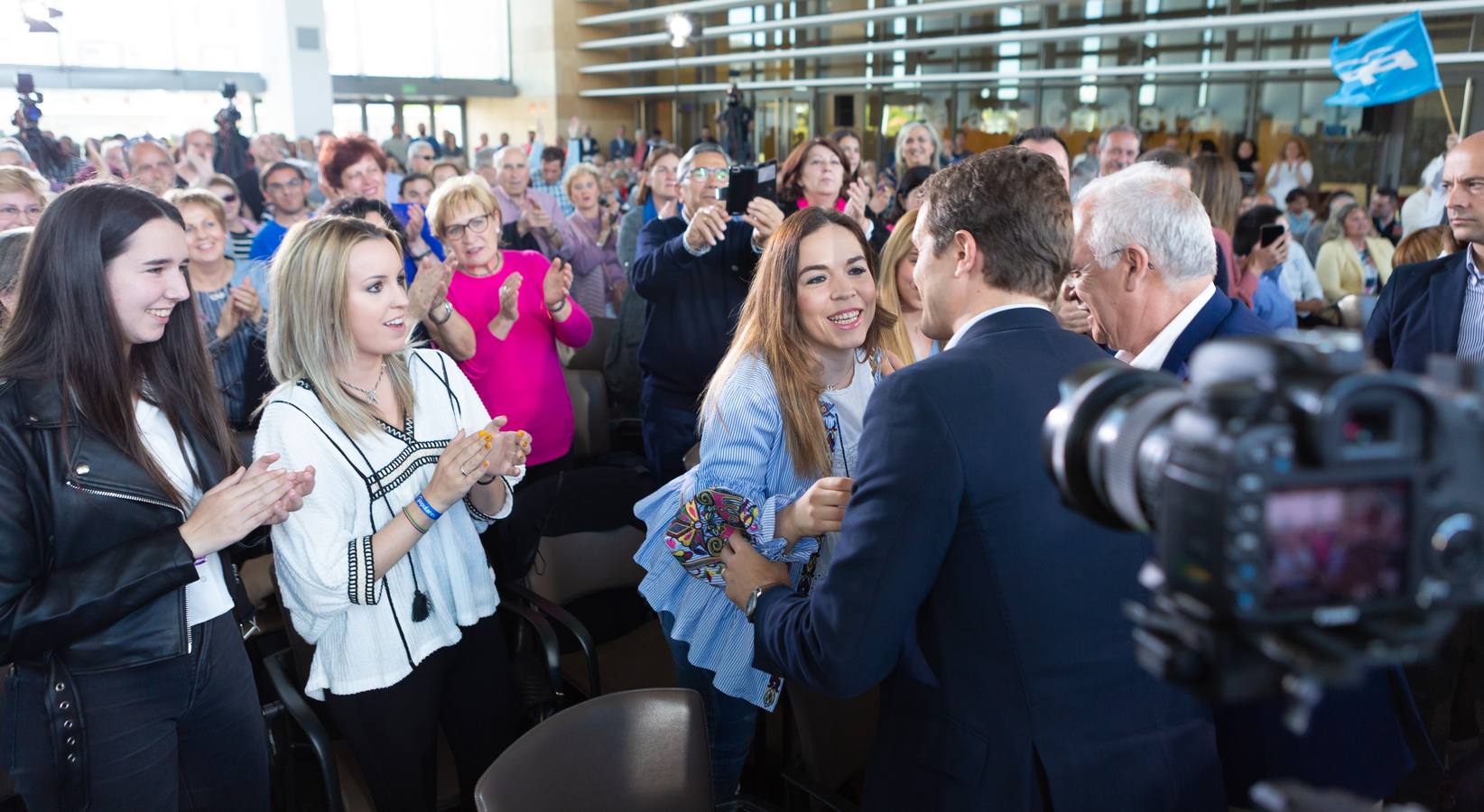 Fotos: Pablo Casado, en Logroño