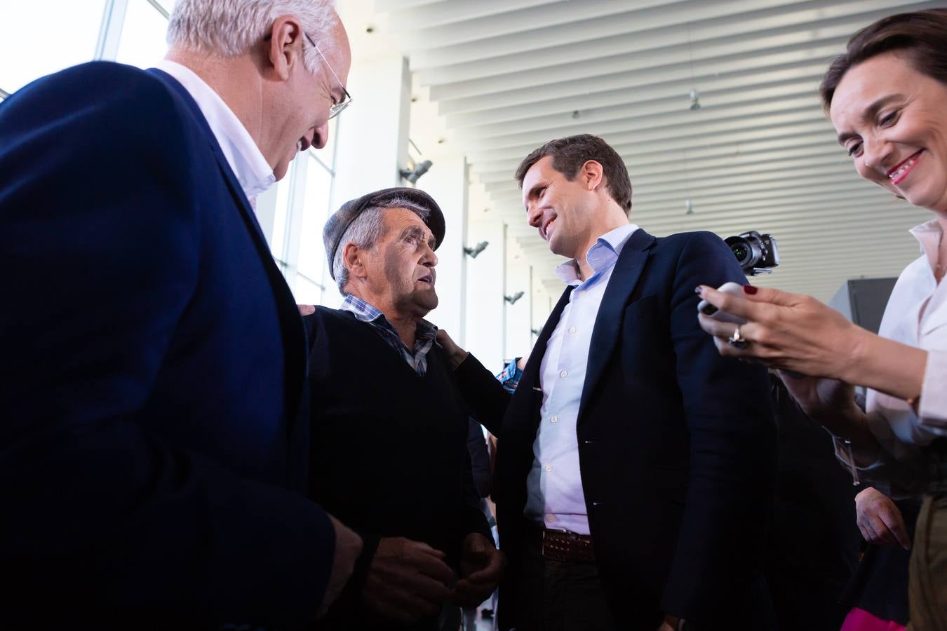 Fotos: Pablo Casado, en Logroño