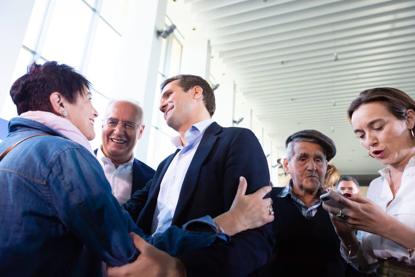 Fotos: Pablo Casado, en Logroño