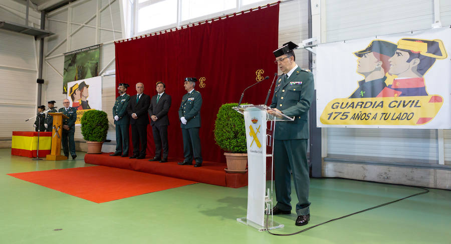 El Acuartelamiento de la Guardia Civil de Logroño ha celebrado este lunes un acto conmemorativo