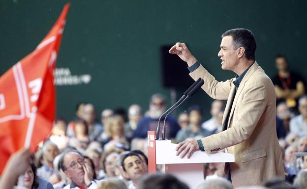 Pedro Sánchez, en Logroño: «Va a haber gente de derechas que nos va votar en mayo»