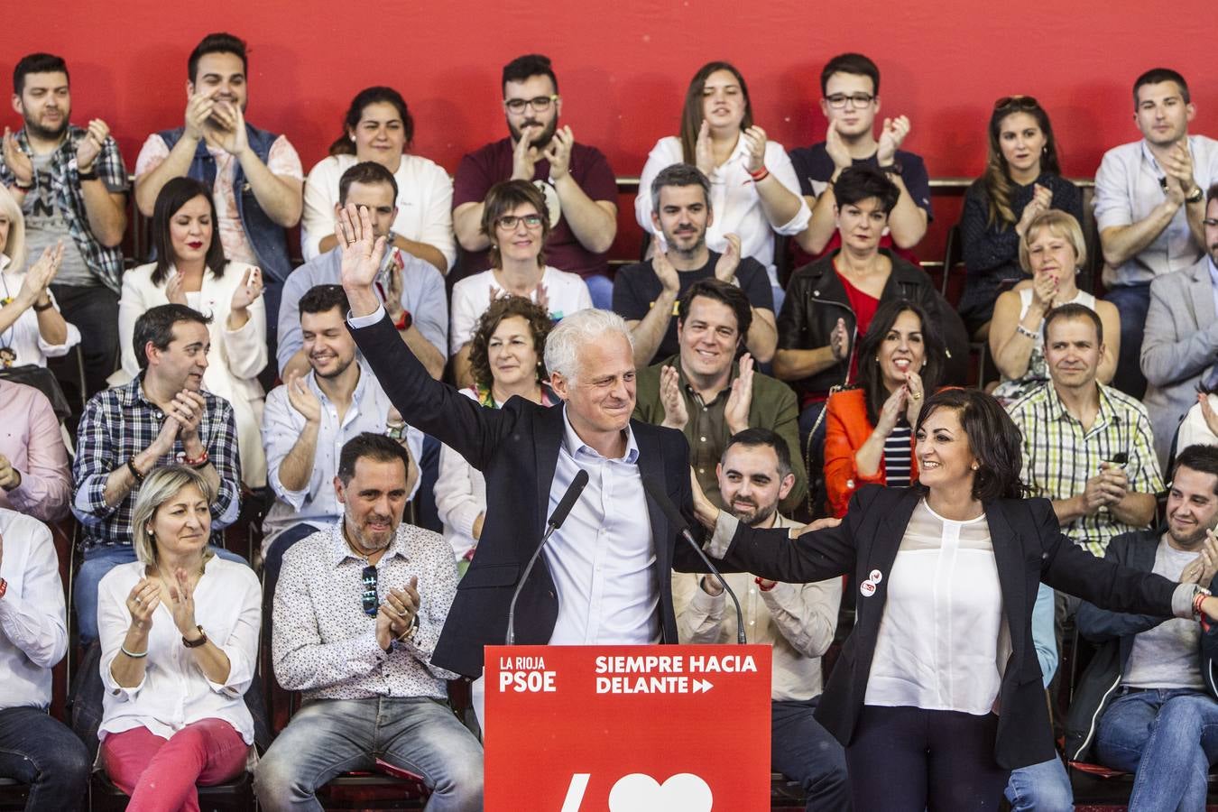 Fotos: Sánchez en su mitin en Logroño para pedir el voto para Andreu y Pablo Hermoso