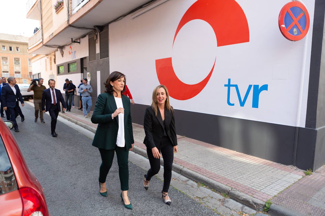 Fotos: La otra cara del debate de TVR de candidatos a la Presidencia del Gobierno riojano