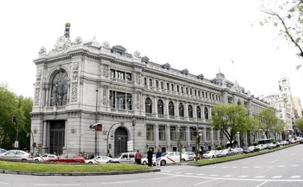 Fachada del Banco de España.