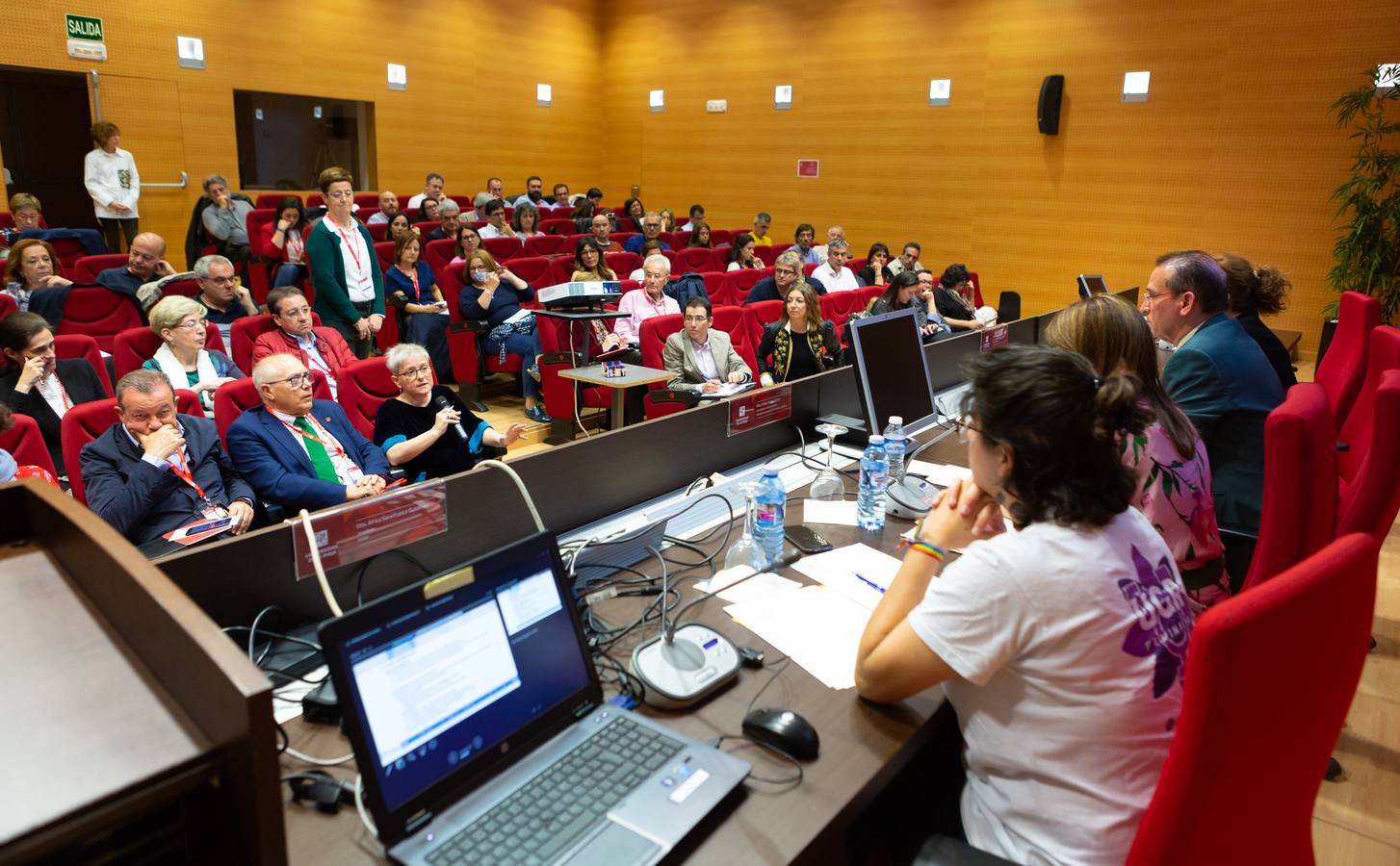 Fotos: Conferencia en la UR de decanos de universidades españolas sobre la modificación del actual sistema de acceso a la profesión docente