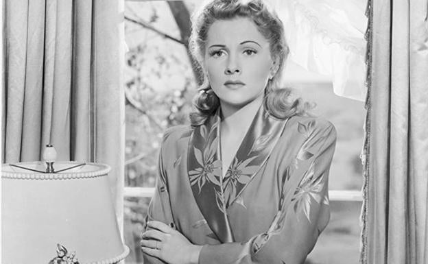 Joan Fontaine, en 'Sospecha'.