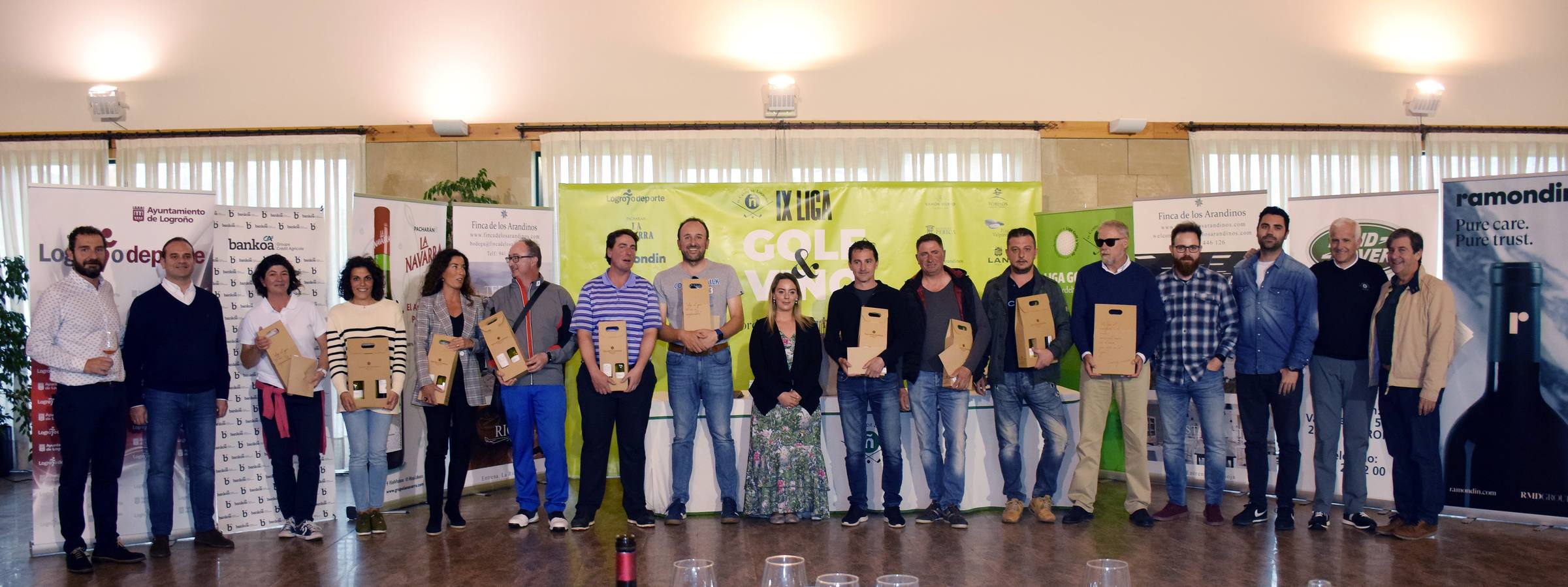 Quinto torneo de la Liga de Golf y Vino.