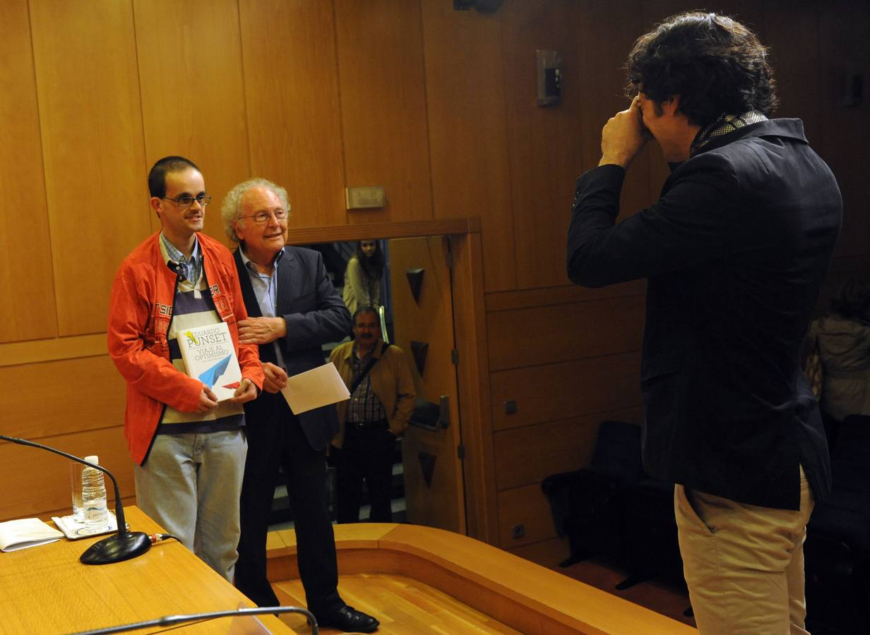 Fotos: Cuando Eduardo Punset triunfó en el Aula de Cultura de Diario LA RIOJA en el 2012