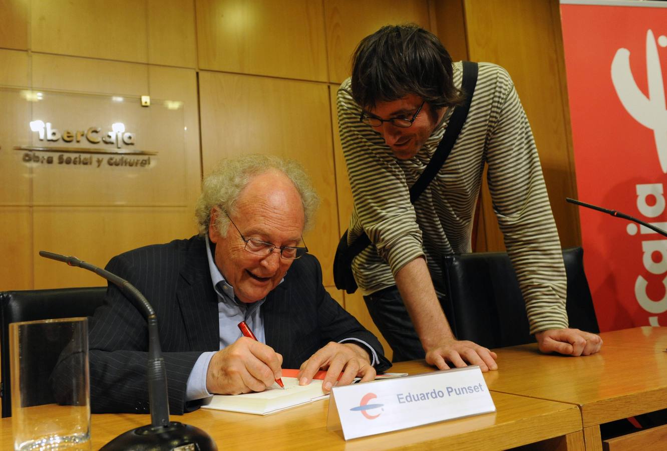 Fotos: Cuando Eduardo Punset triunfó en el Aula de Cultura de Diario LA RIOJA en el 2012