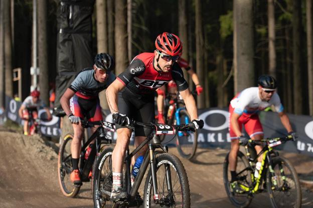 Carlos Coloma, durante la clasificación de ayer en Nove Mesto, segunda cita de la Copa del Mundo. 