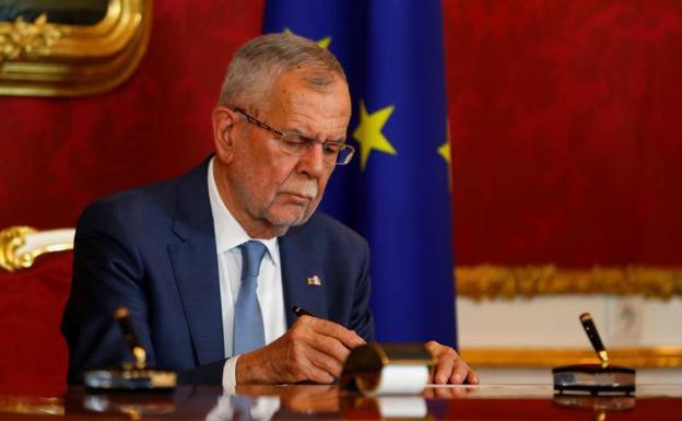 El presidente federal de Austria, Alexander Van der Bellen.