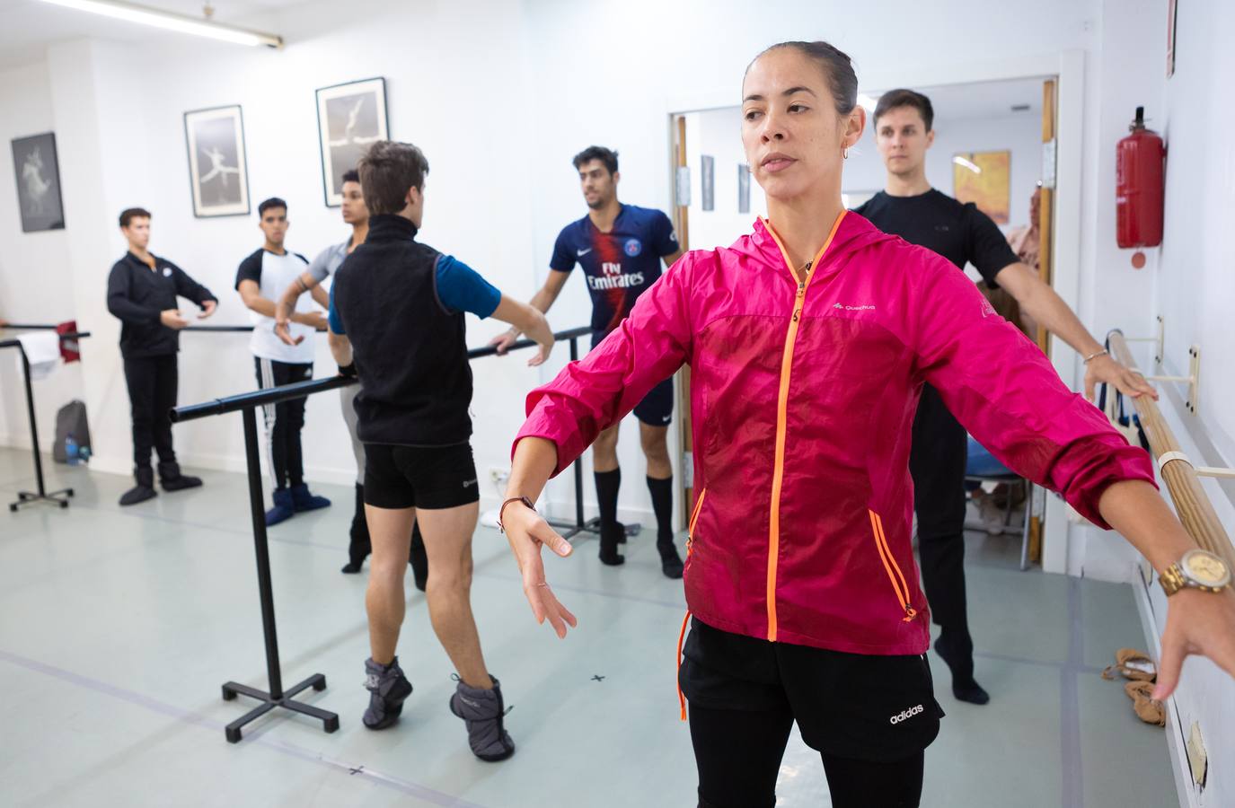 Hemos estado en el ensayo de la compañía