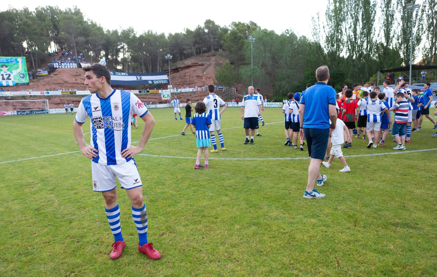 Los de Roberto Ochoa quedan apeados del 'play off' de ascenso tras empatar a un tanto contra los navarros