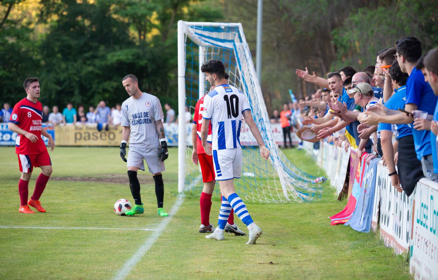 Los de Roberto Ochoa quedan apeados del 'play off' de ascenso tras empatar a un tanto contra los navarros