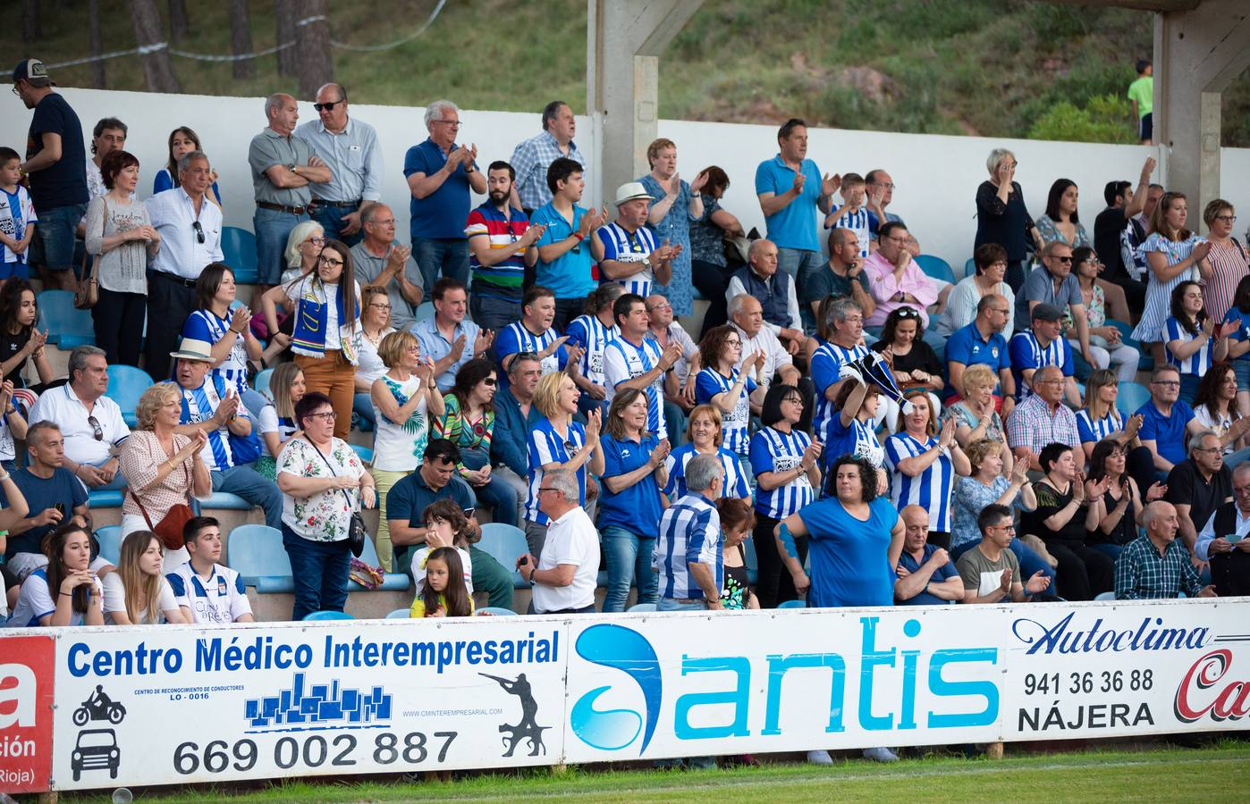 Los de Roberto Ochoa quedan apeados del 'play off' de ascenso tras empatar a un tanto contra los navarros