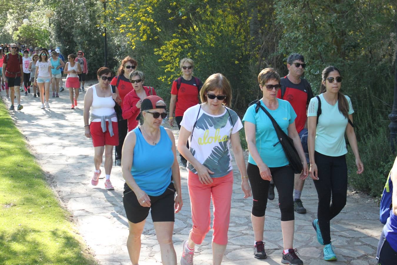 Fotos: Más de 120 personas participan en la XIV Marcha Arnedo-Arnedillo a favor de los proyectos de la AECC