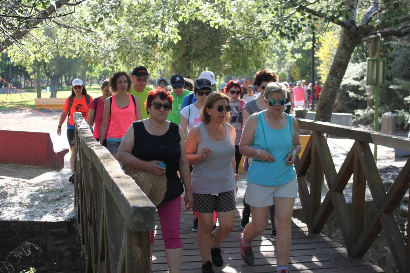 Fotos: Más de 120 personas participan en la XIV Marcha Arnedo-Arnedillo a favor de los proyectos de la AECC