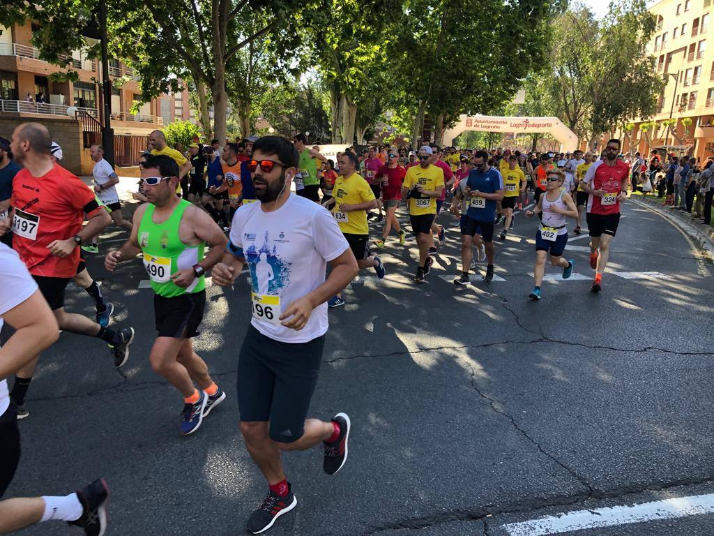 Ambiente en la salida de la carrera