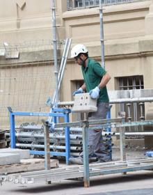 Imagen secundaria 2 - Retirados los andamios de Correos para comenzar las obras del hotel