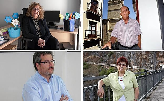 Fernando Lázaro, Manoli Muro, Joaquín Yangüela y María Jesús Romero, insignias de San Bernabé 2019