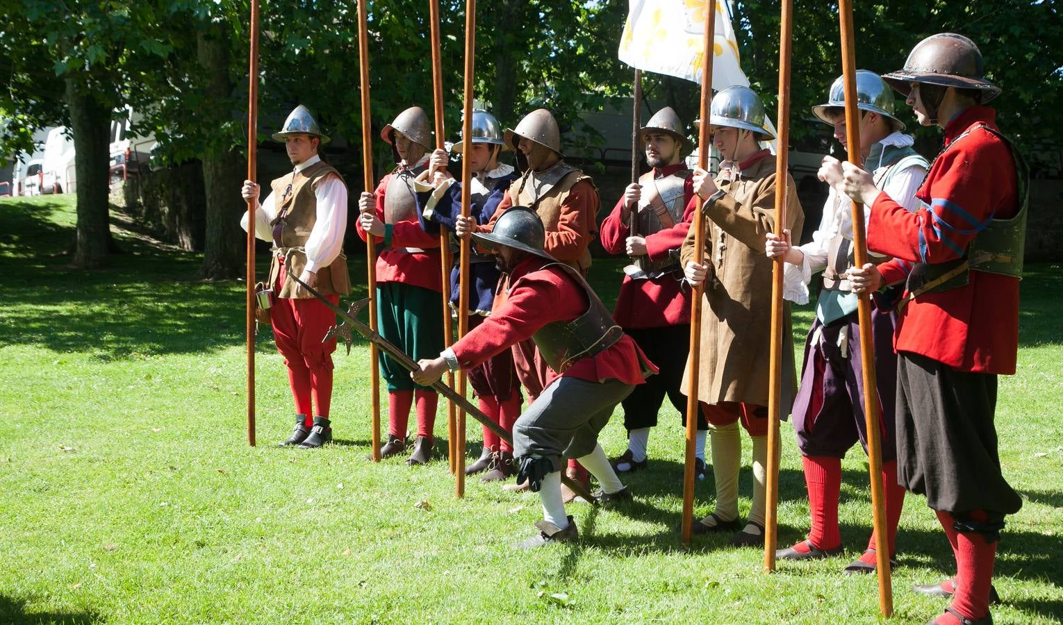 Fotos: Recreación del campamento francés en el parque del Ebro