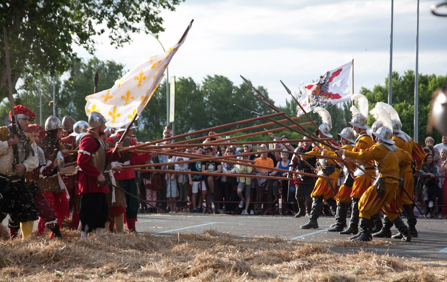 Fotos: Recreación del asedio, segundo acto