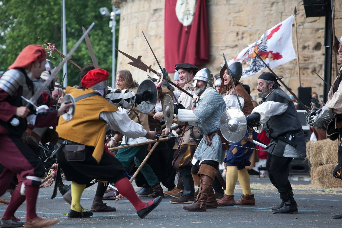 Fotos: Recreación del asedio, segundo acto