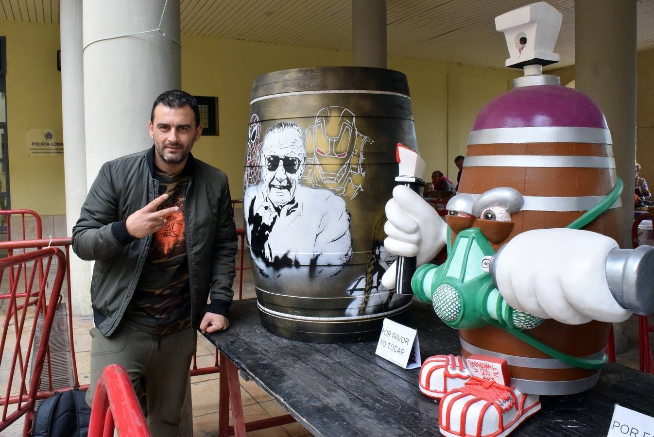 Fotos: Degustación de lomo con pimientos en la calle Ruavieja