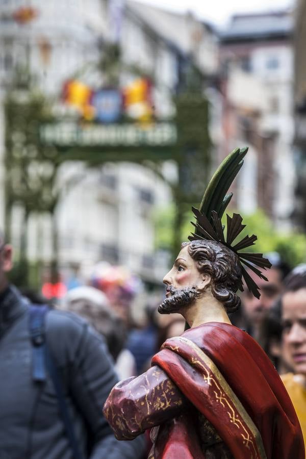 Fotos: Traslado de la imagen de San Bernabé