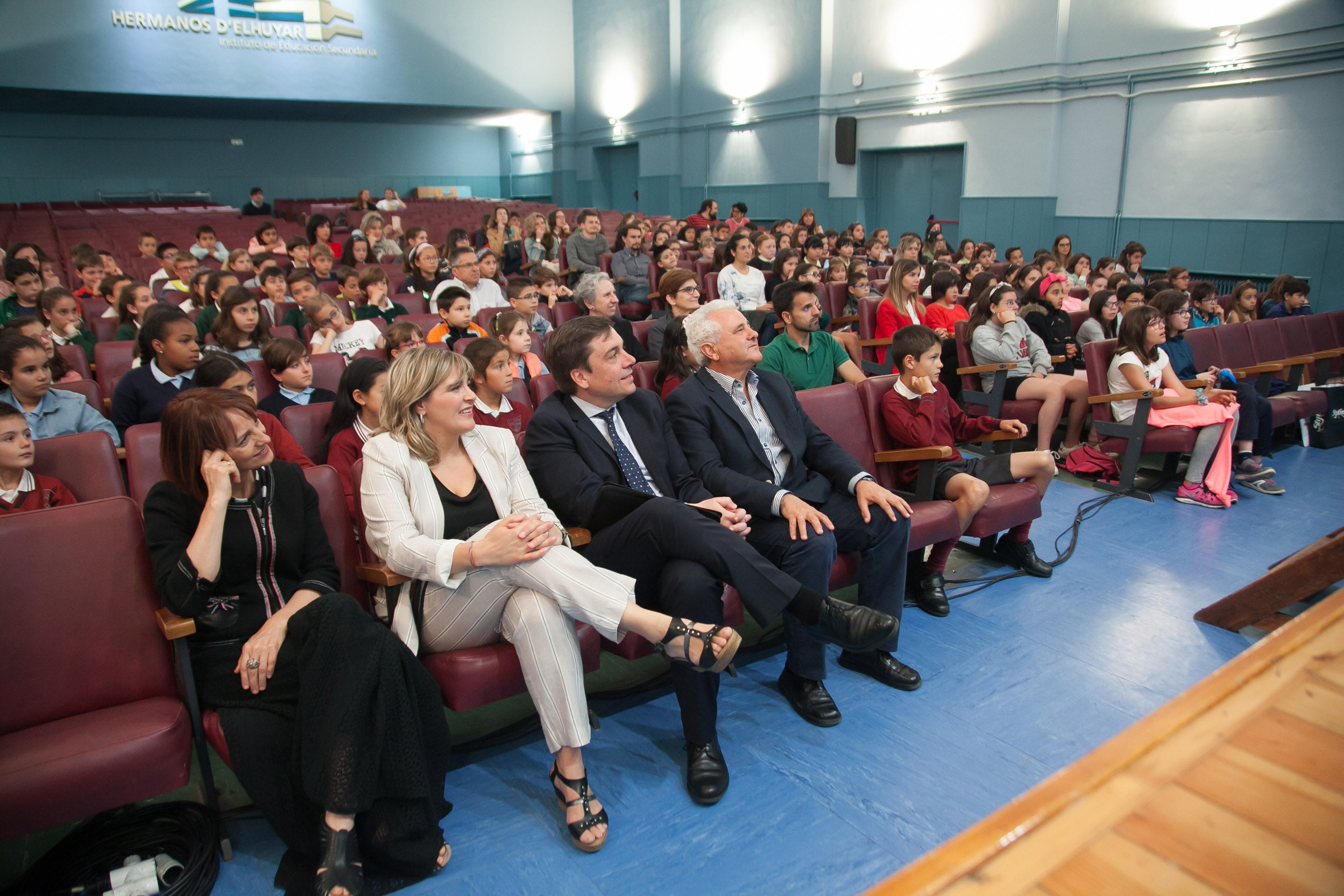 El acto se ha desarrollado en el IES D'Elhuyar