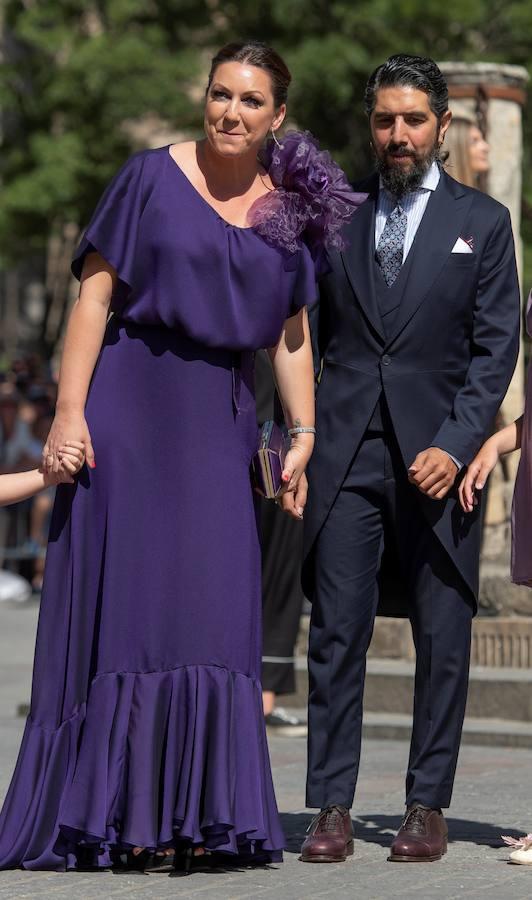 Niña Pastori y su marido Chaboli. 