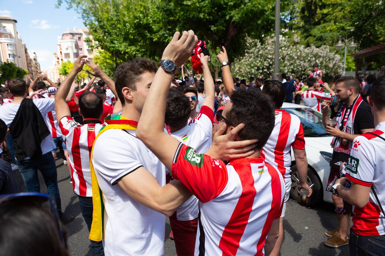 Fotos: Logroño arropa a la UD Logroñés hasta Las Gaunas (1)