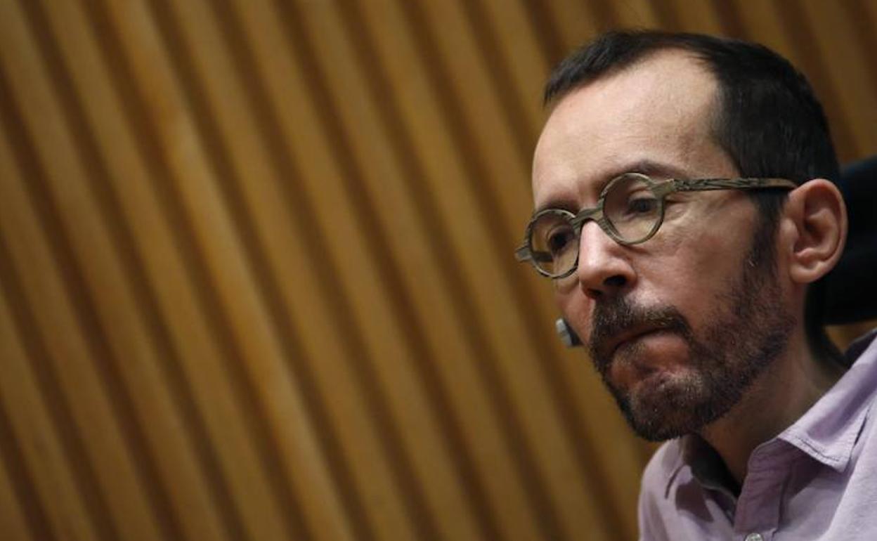 El ex secretario de Organización de Podemos, Pablo Echenique.