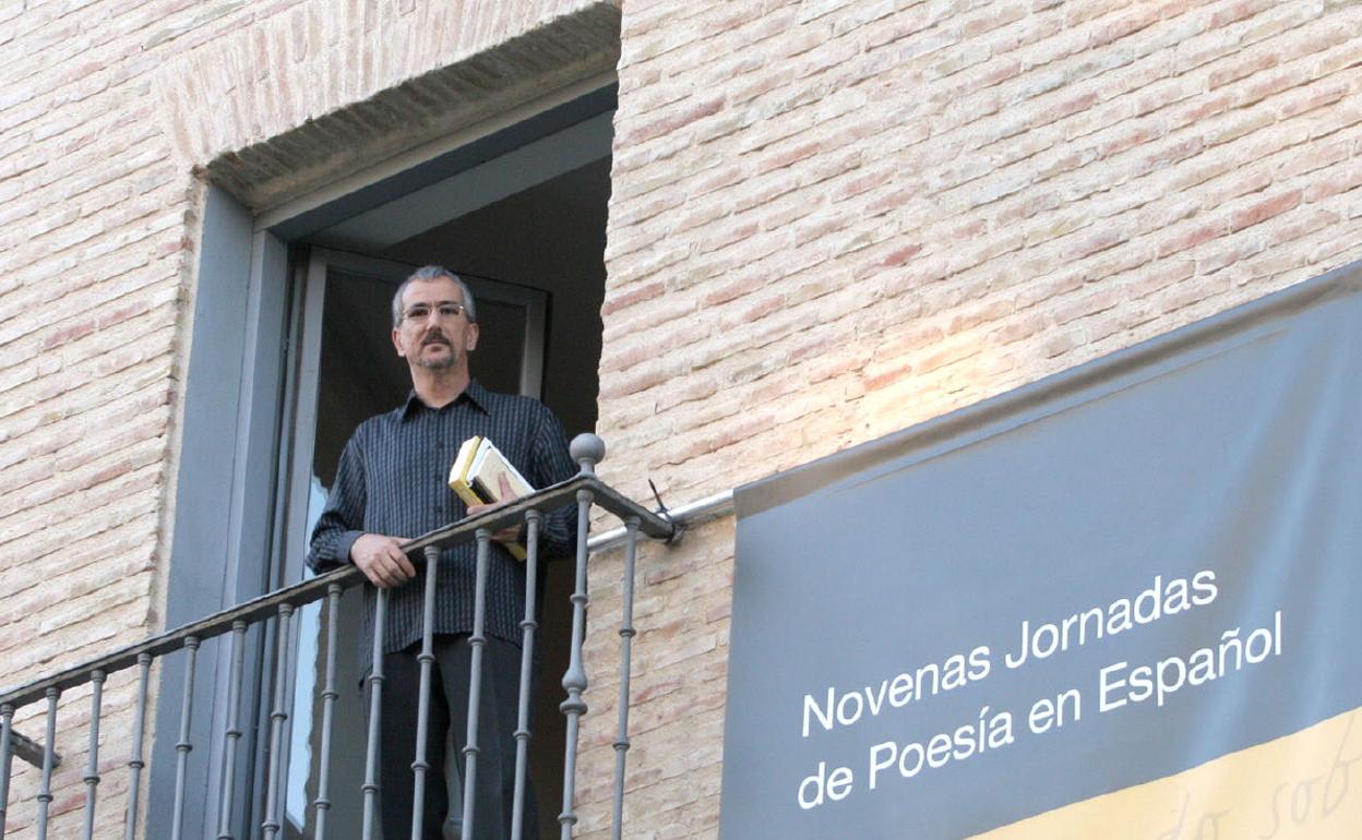 Antonio Cabrera, en una de sus visitas a La Rioja.