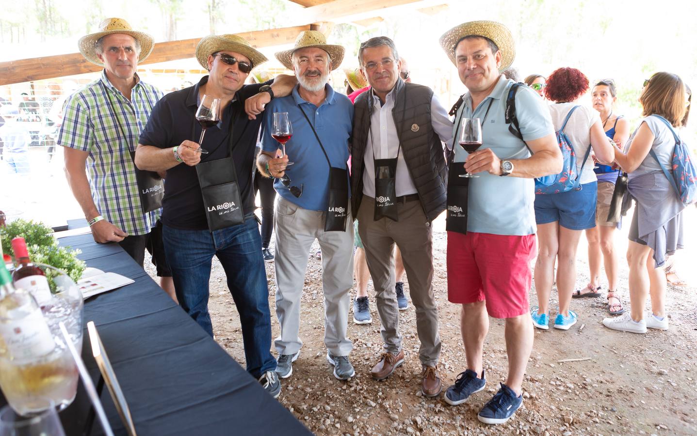 La finca institucional se ha convertido este sábado en un parque temático en torno al vino y la gastronomía riojana