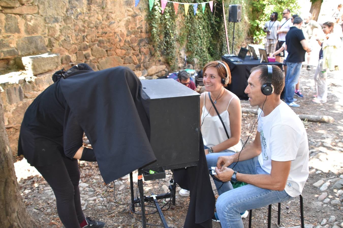 Gran ambiente en las calles de Enciso.