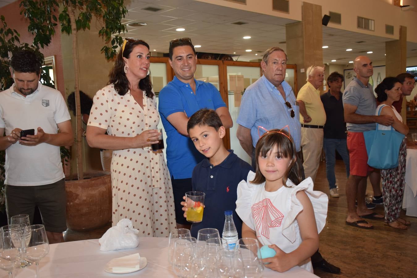 Los jugadores disfrutaron de dos vinos de Bodegas Monte Real.