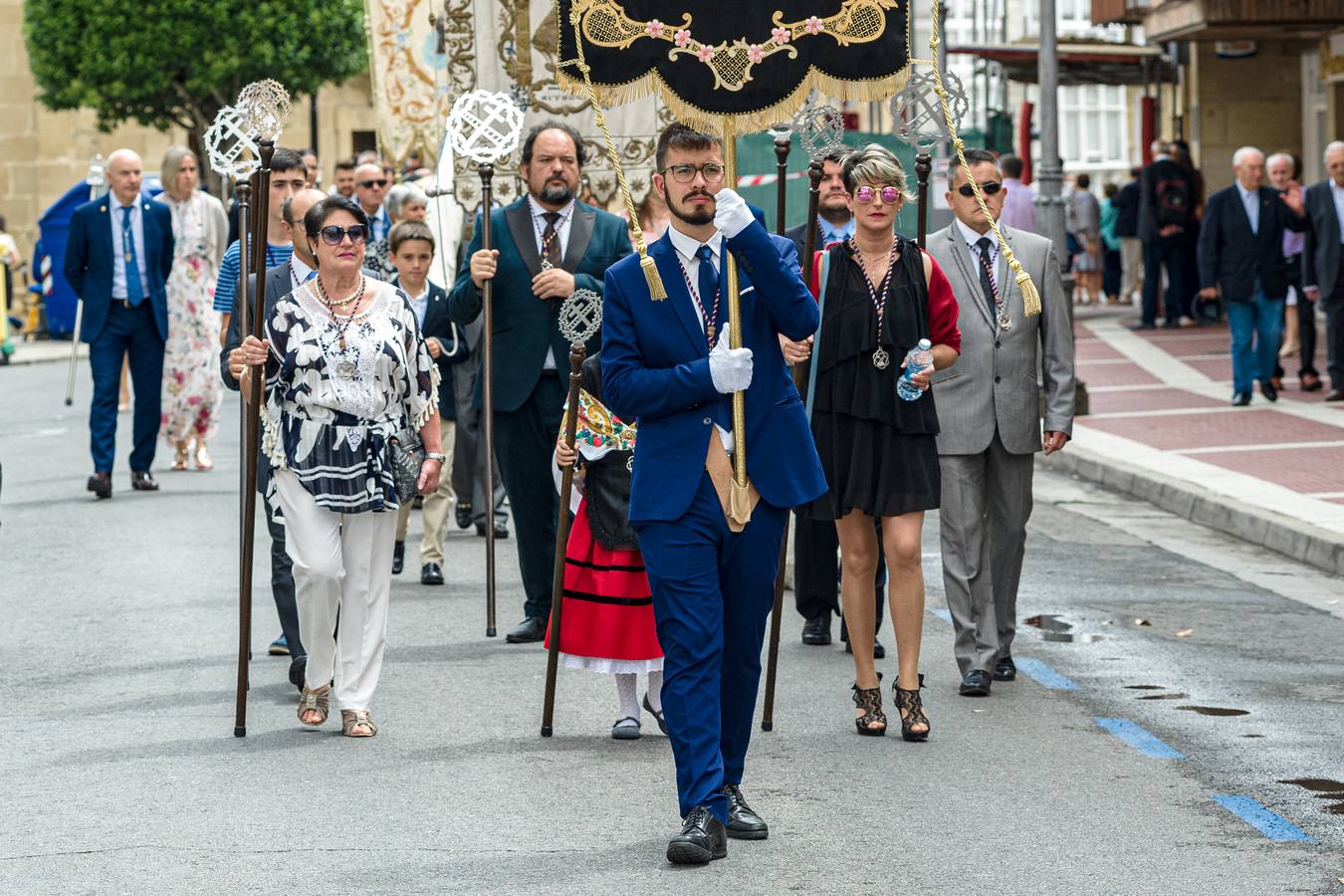 Un momento de la procesión