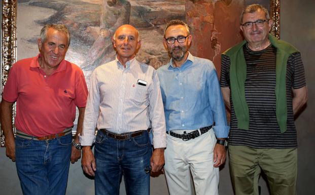 Nicolás Viguera, Dionisio Sufrate, Víctor Amestoy y Francisco P. de Albéniz.