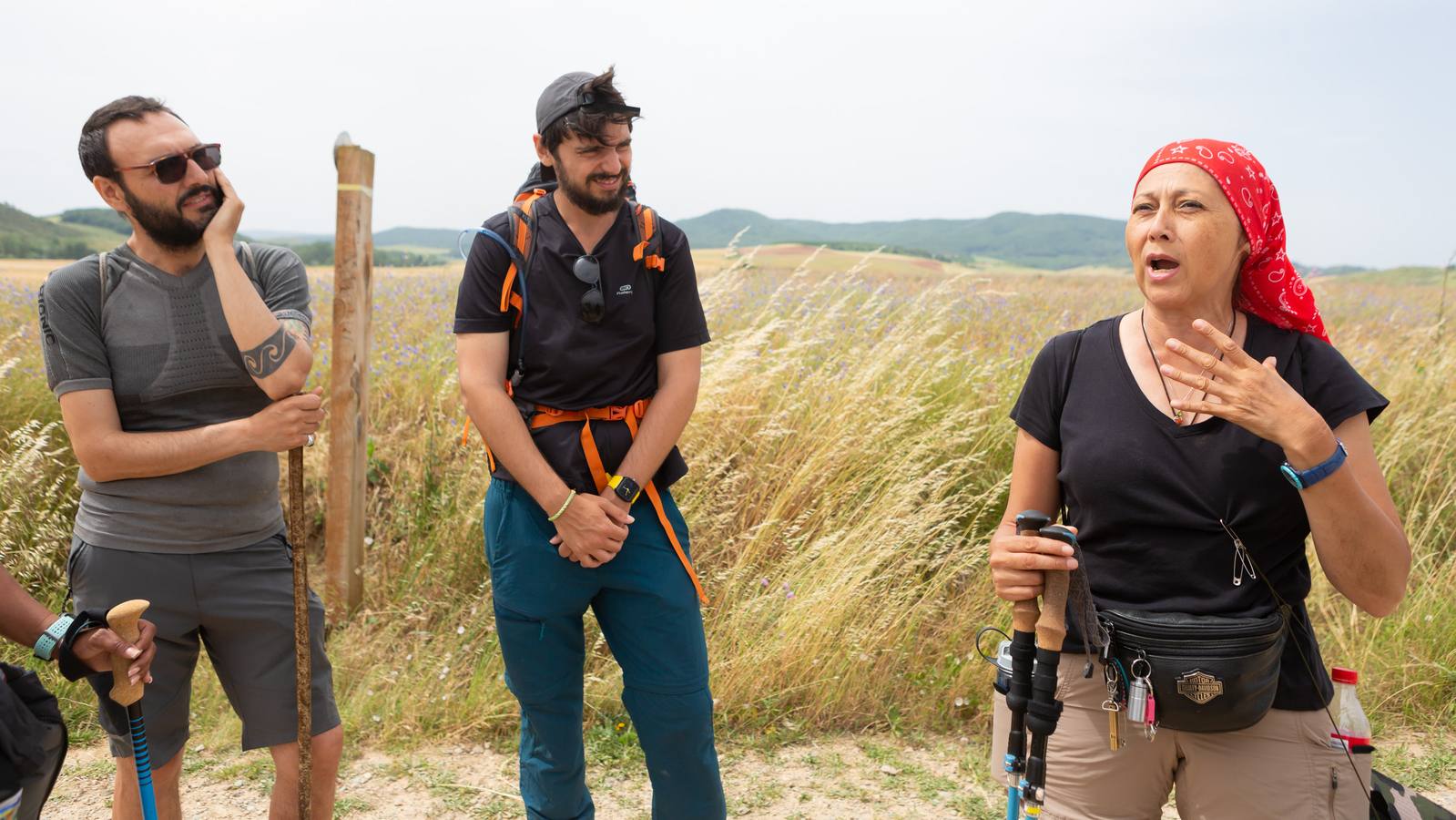 Fotos: Al sofocante calor del Camino