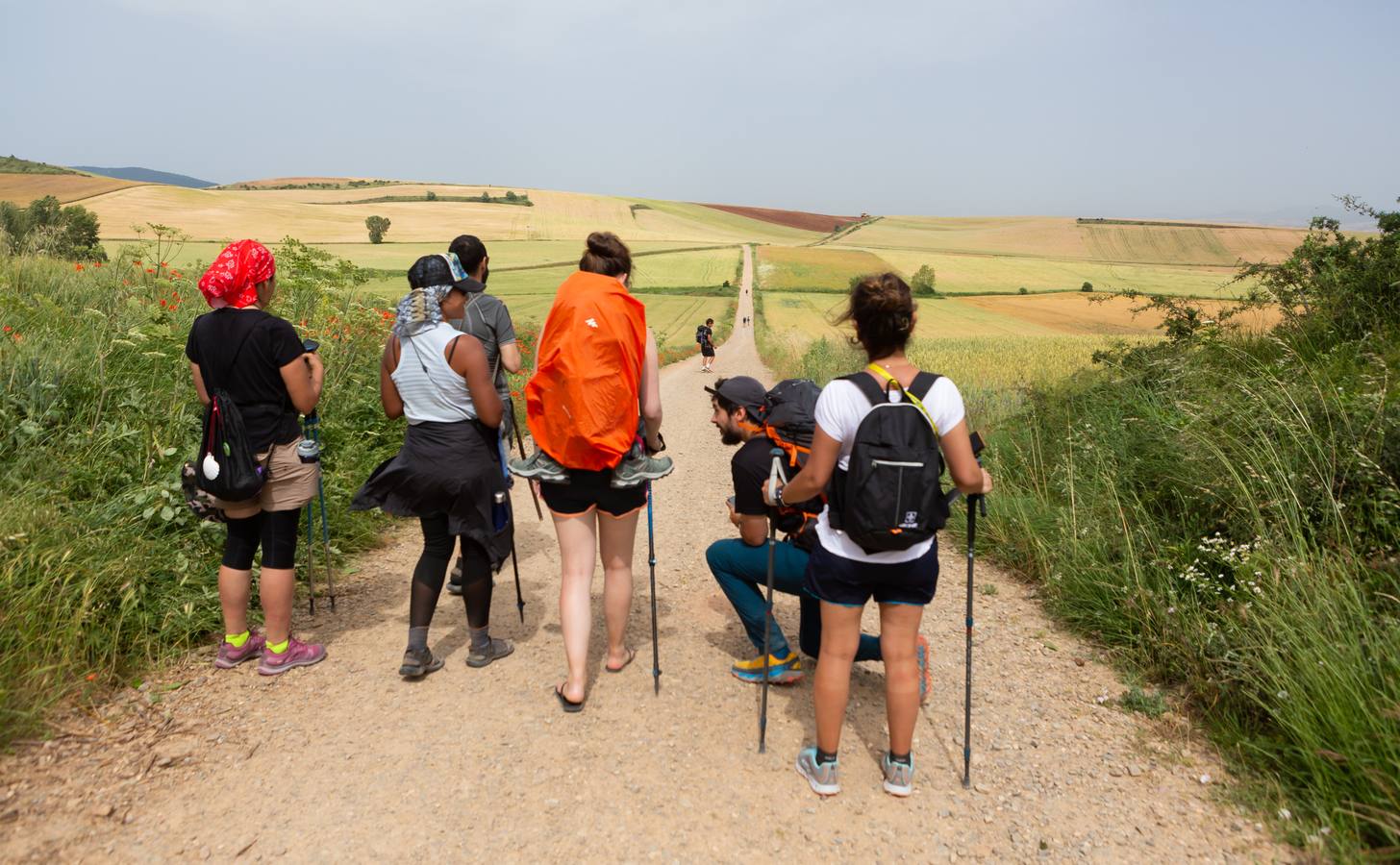 Fotos: Al sofocante calor del Camino